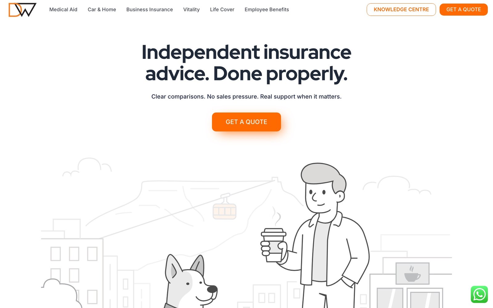 Diamond Wellness website homepage designed by Marketing Bru